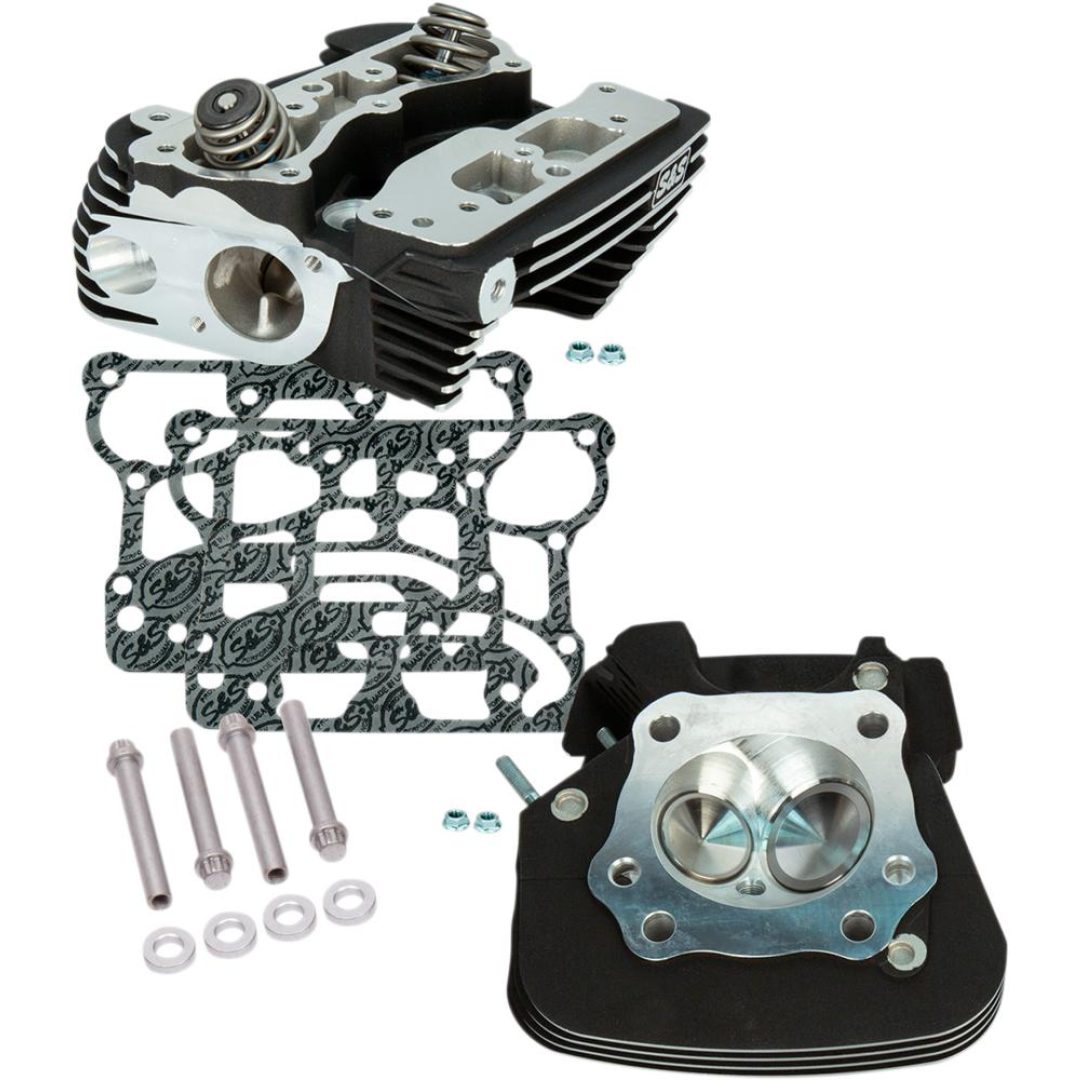 Cylinderhuvudkit Super Stock Svart S&S Cycle