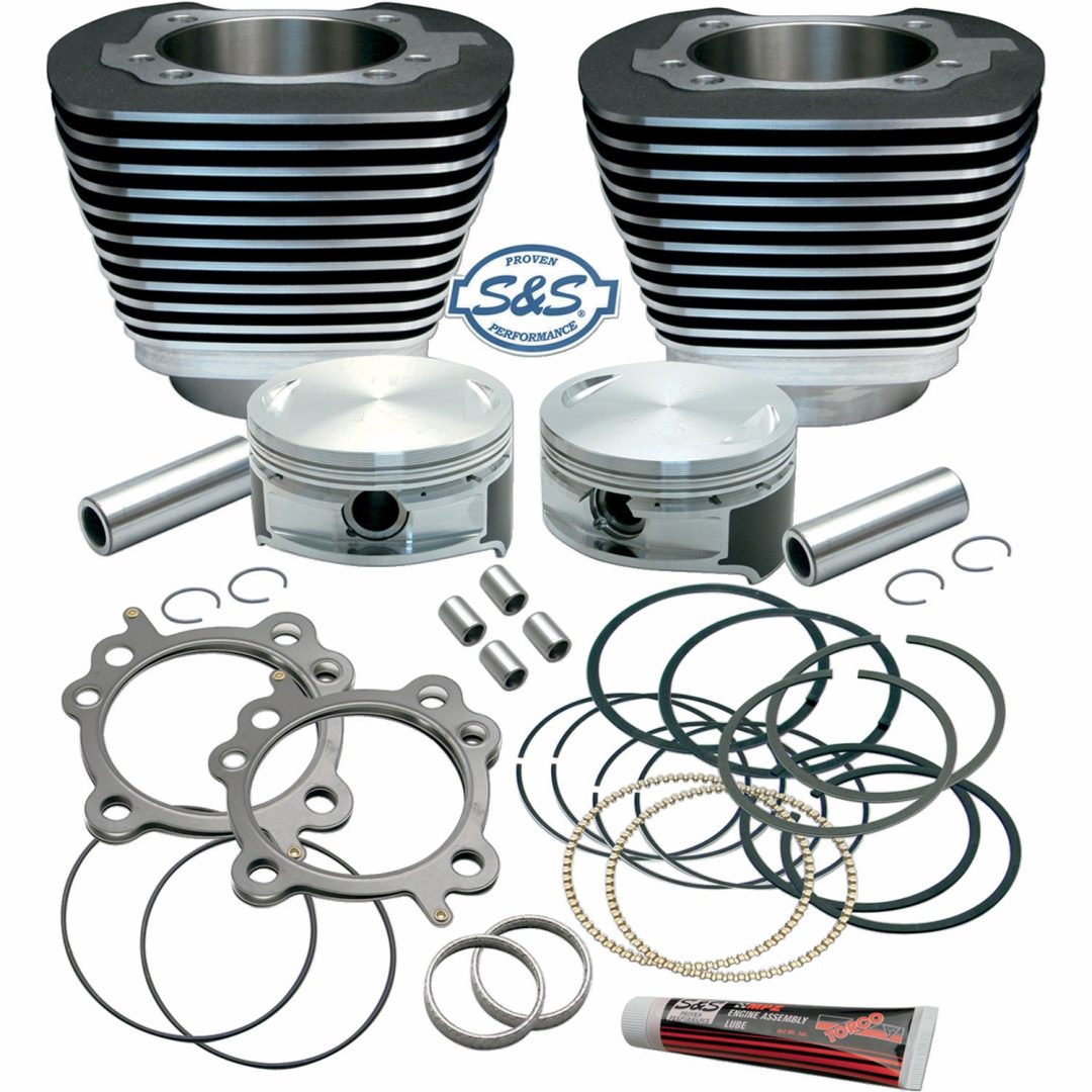 Cylinderkit 106" Stroker 3.875" Med 10.5:1 Kompression S&S Cycle Svart