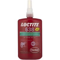 Cylindrisk fastsättning, höghållfast 638 LOCTITE