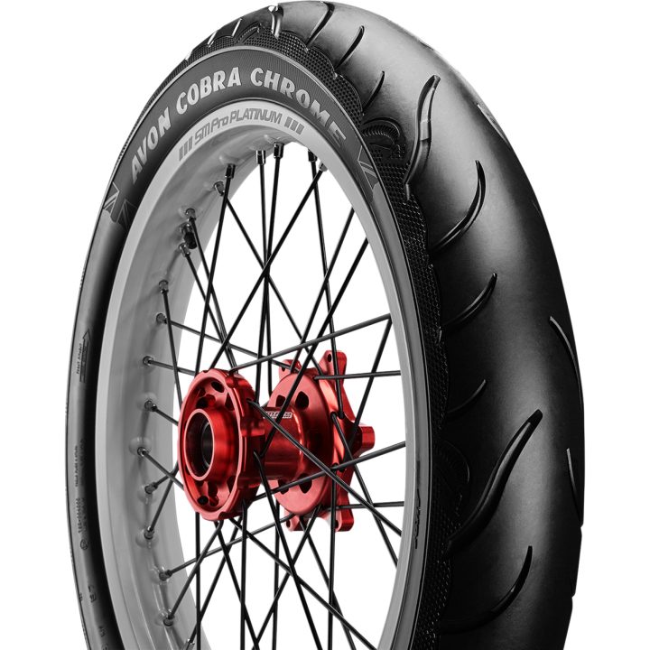 Däck Cobra Chrome AV91 FRAM AVON 100/90-57V – bild 5