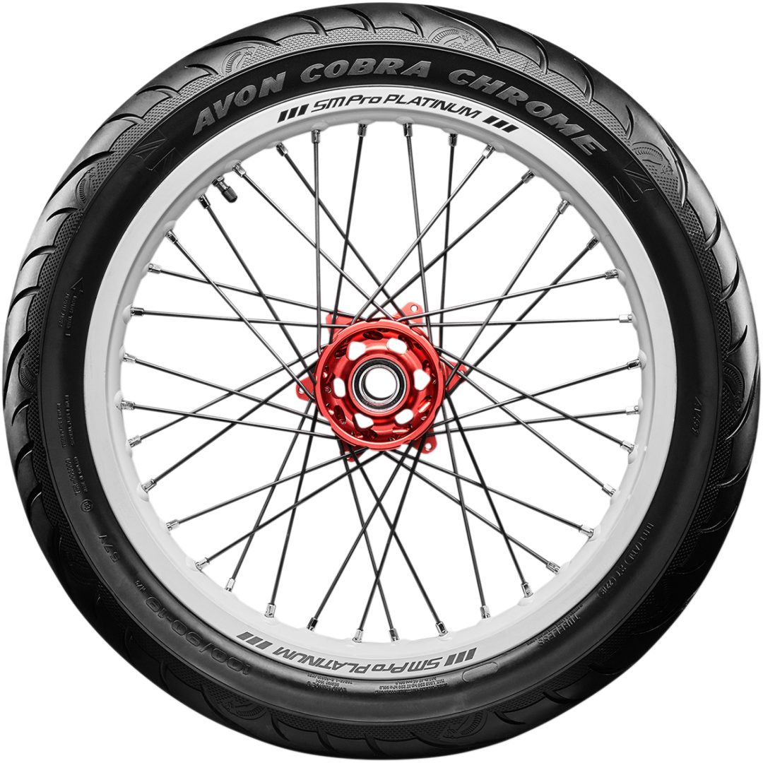 Däck Cobra Chrome AV91 FRAM AVON 100/90-57V – bild 2