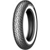 Däck D402 Street Bias Vitvägg Slanglös Fram DUNLOP MT90B16 – miniatyr 1