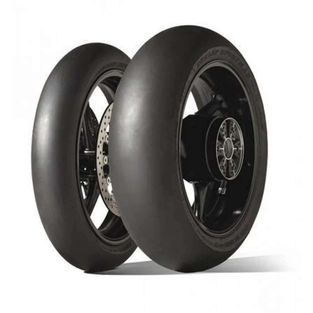 Däck Fram GP Racer D212 Slick Dunlop 120/70R17 NHS