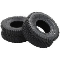Däck och innerslang till säckkärra 4 delar 15x6.00-6 4PR gummi vidaXL