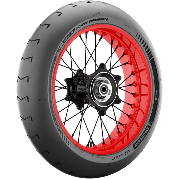 Däck Power Supermoto Slick Bak NHS MICHELIN 160/60R17 – bild 2