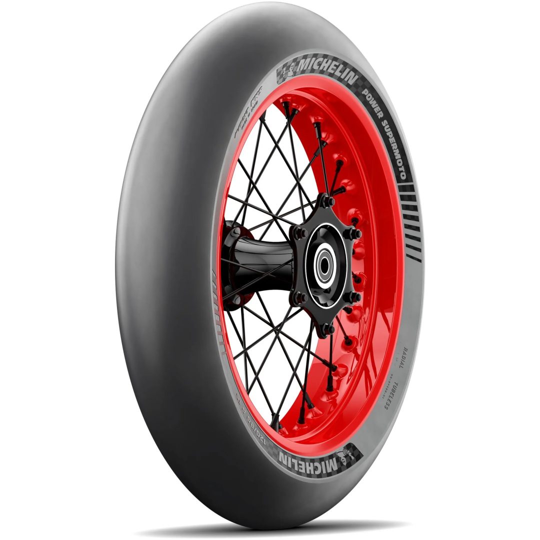 Däck Power Supermoto Slick Fram MICHELIN 120/75R16.5