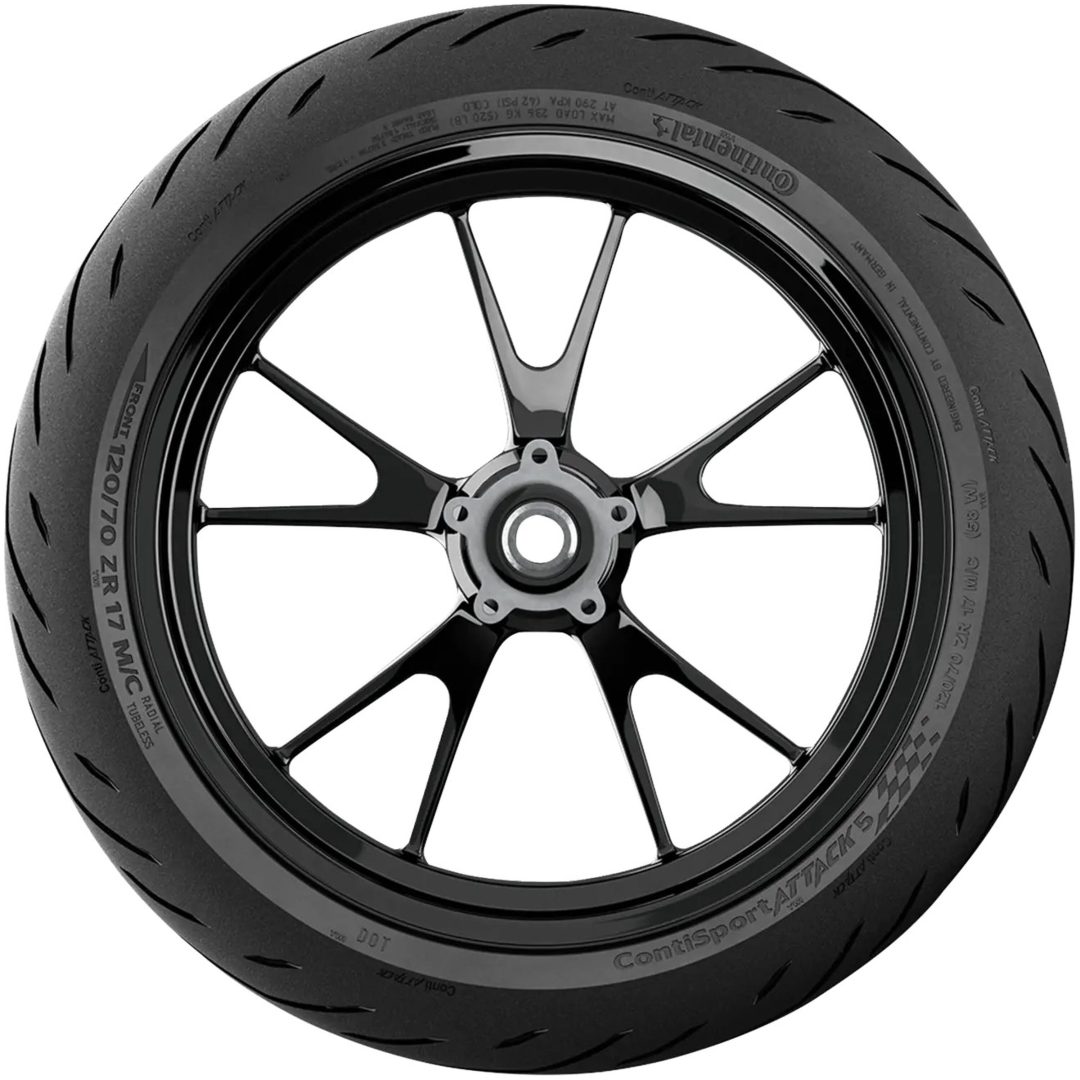 Däck SportAttack 5 Radial Slanglös Svart CONTINENTAL – bild 2