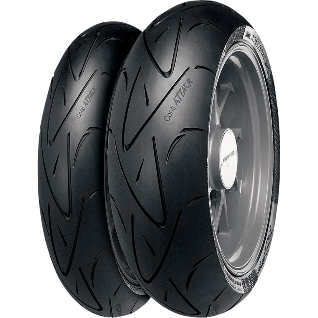 Däck SportAttack Radial Svart CONTINENTAL 180/55ZR17. 180/55-17 – bild 2