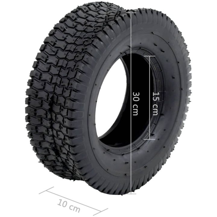 Däck till skottkärra 13x5.00-6 4PR gummi vidaXL – bild 5