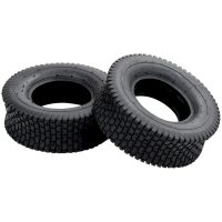 Däck till skottkärra 2 st 13x5.00-6 4PR gummi vidaXL