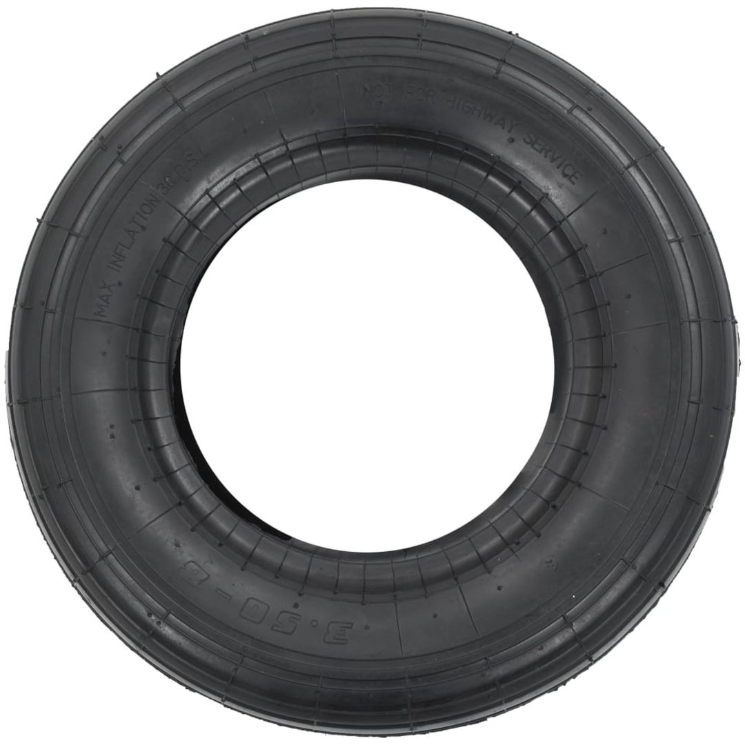 Däck till skottkärra 3.50-8 4PR gummi vidaXL – bild 2