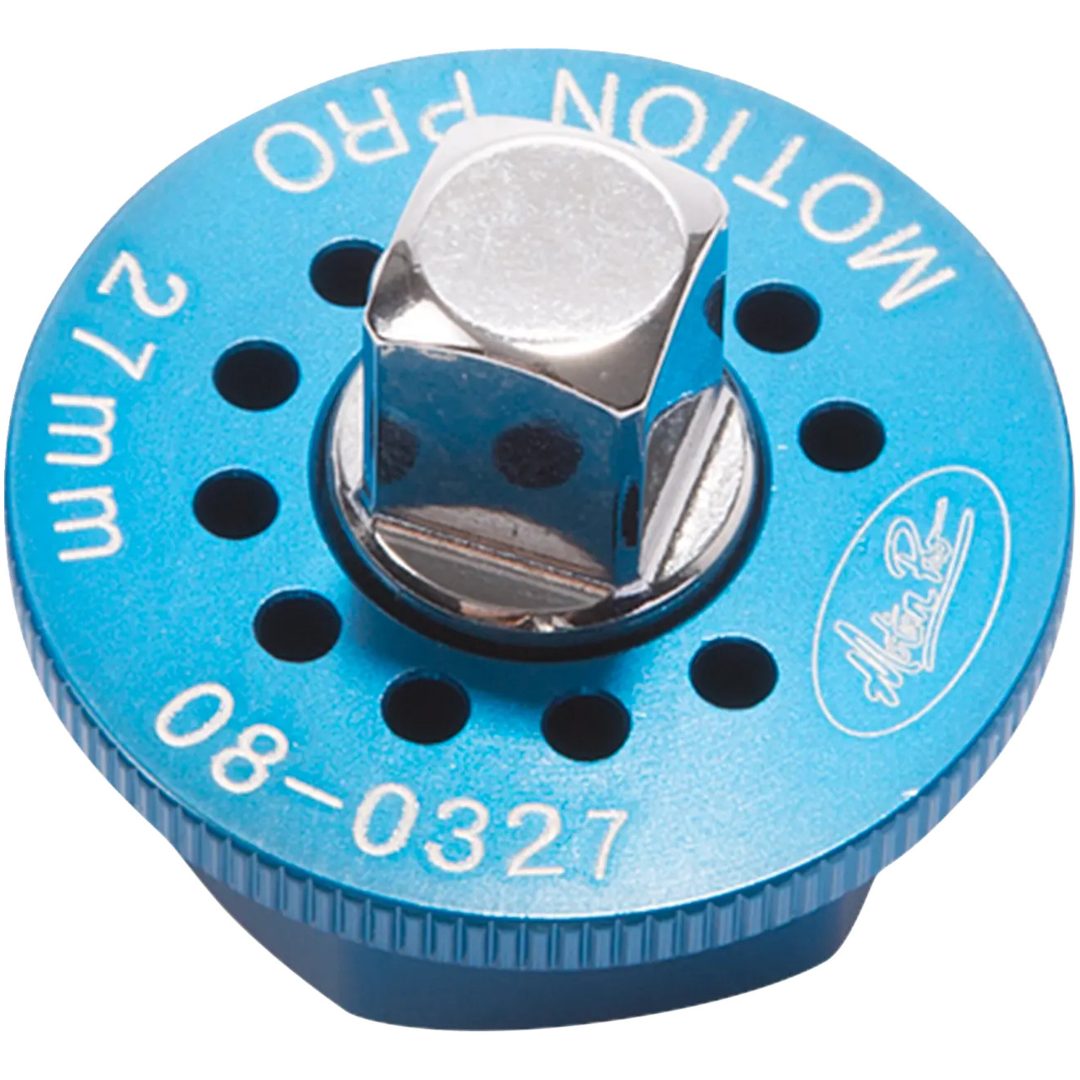 Däckjärn T-6 Combo Lever Adapter Anodiserad/Blå MOTION PRO DRIVE ADAPTER 27MM 3/8