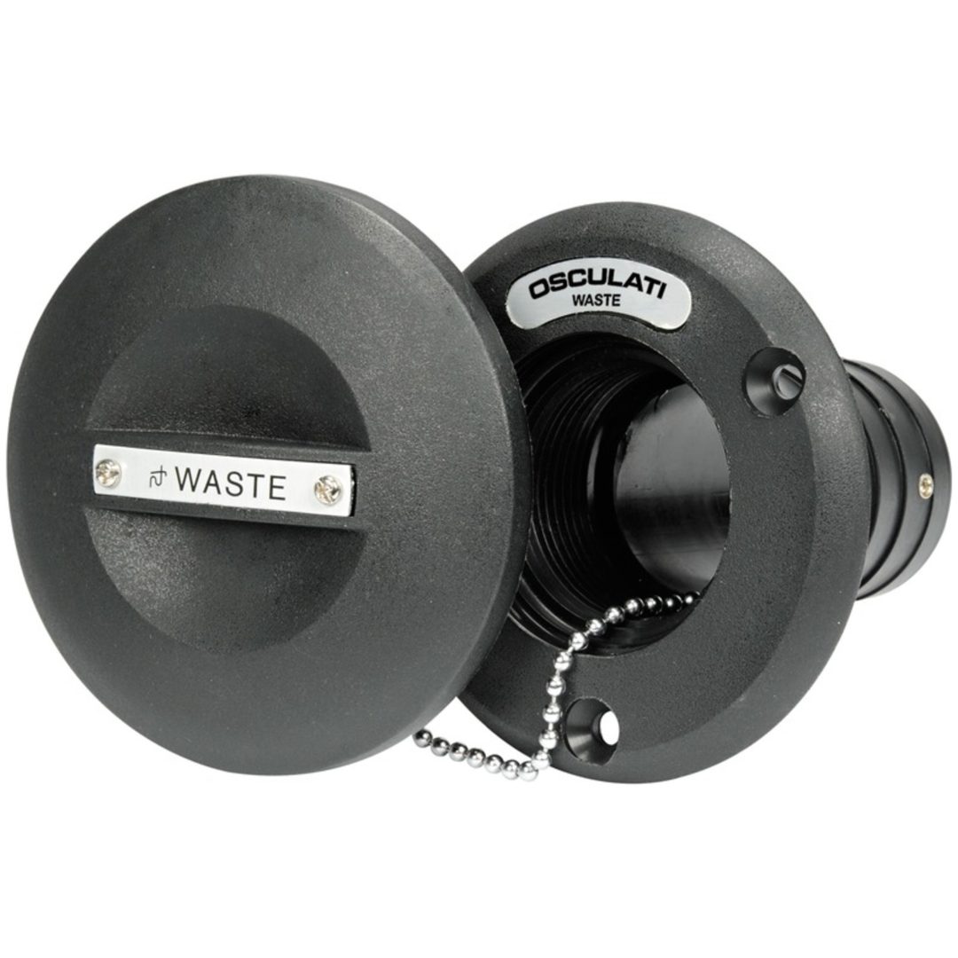 Däcksförskruvning Waste Nylon Osculati