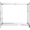 Däckställ 2 hyllplan silver 2 st stål vidaXL 110 x 40 x 110 cm – miniatyr 5