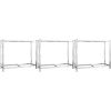 Däckställ 2 hyllplan silver 3 st stål vidaXL 110 x 40 x 110 cm – miniatyr 2