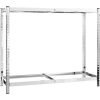 Däckställ 2 hyllplan silver 3 st stål vidaXL 110 x 40 x 110 cm – miniatyr 4