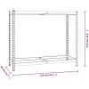 Däckställ 2 hyllplan silver 4 st stål vidaXL 110 x 40 x 110 cm – miniatyr 9