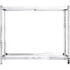 Däckställ 2 hyllplan silver stål vidaXL 110 x 40 x 110 cm – miniatyr 4