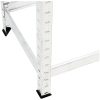 Däckställ 2 hyllplan silver stål vidaXL 110 x 40 x 110 cm – miniatyr 6