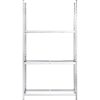 Däckställ 3 hyllplan silver 2 st stål vidaXL 110 x 40 x 200 cm – miniatyr 5