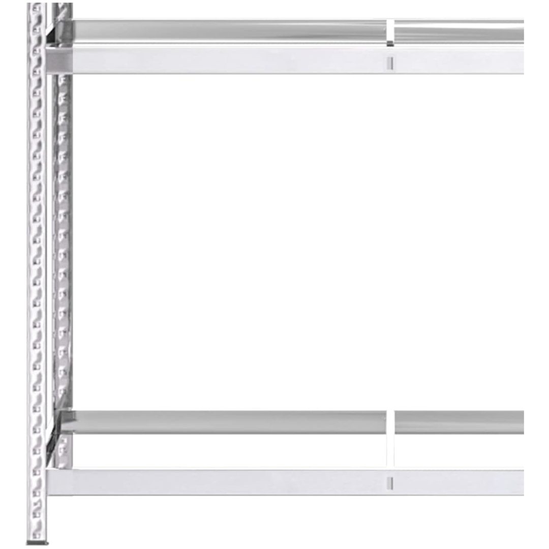 Däckställ 3 hyllplan silver 3 st stål vidaXL 110 x 40 x 200 cm – bild 7