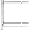 Däckställ 3 hyllplan silver 4 st stål vidaXL 110 x 40 x 200 cm – miniatyr 7