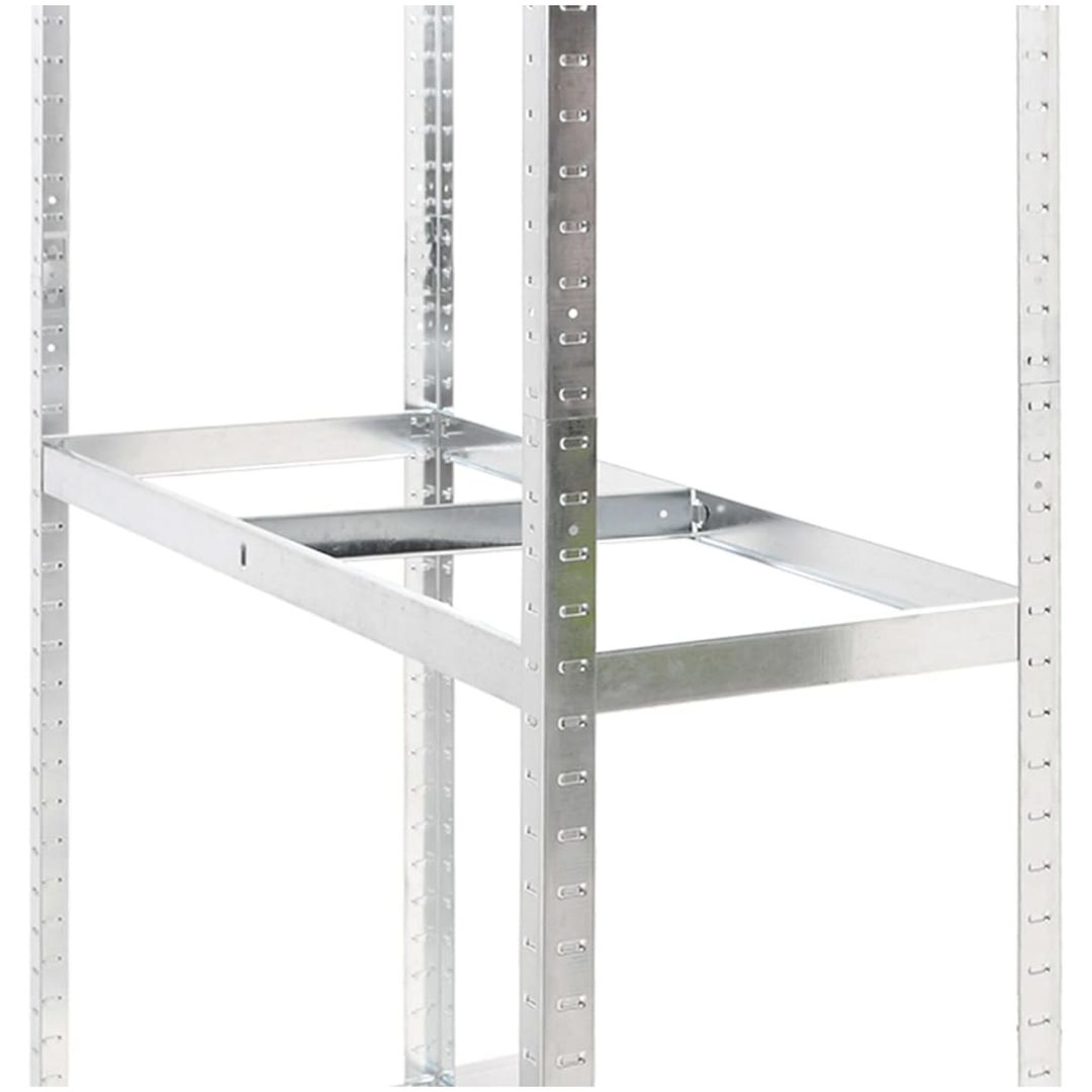 Däckställ 3 hyllplan silver stål vidaXL 110 x 40 x 200 cm – bild 7