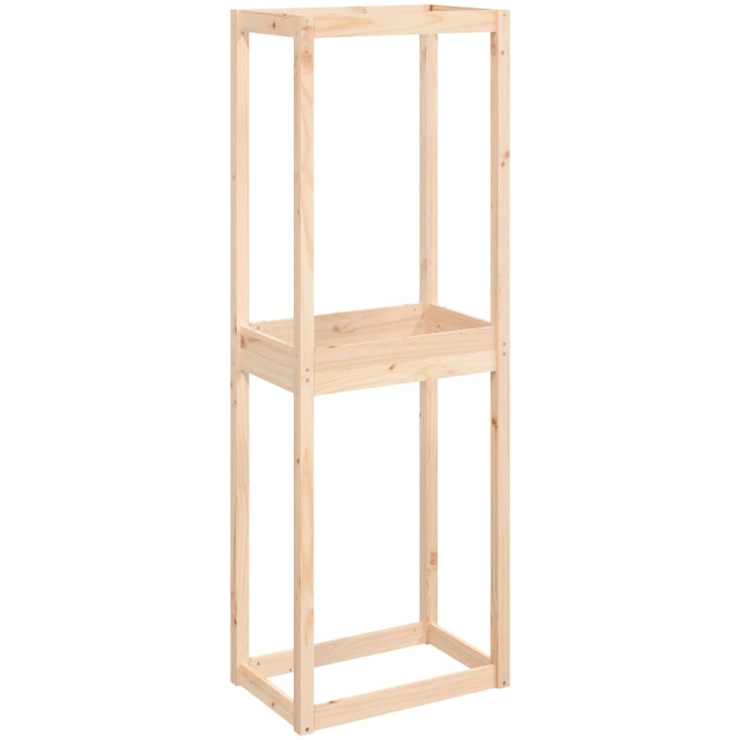 Däckställ massiv furu vidaXL 63 x 40 x 180 cm – bild 2