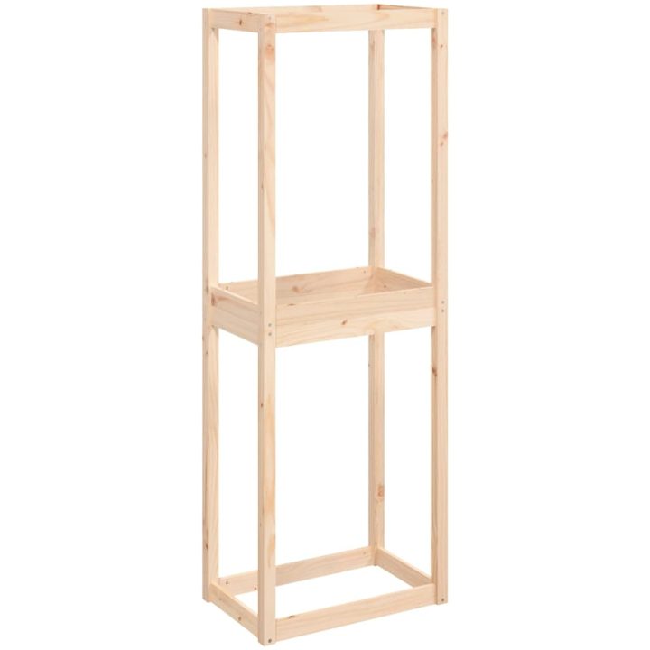 Däckställ massiv furu vidaXL 63 x 40 x 180 cm – bild 2