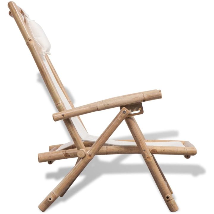 Däckstol bambu vidaXL – bild 3