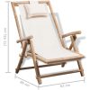 Däckstol bambu vidaXL – miniatyr 6
