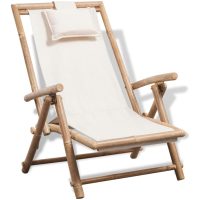 Däckstol bambu vidaXL