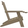 Däckstol för trädgården ljusbrun 75x88,5x89,5cm polypropylen vidaXL – miniatyr 4
