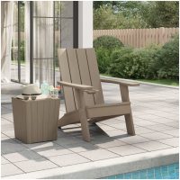 Däckstol för trädgården ljusbrun 75x88,5x89,5cm polypropylen vidaXL