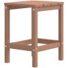 Däckstolar för trädgården med bord HDPE brun vidaXL – miniatyr 5