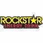 Dekal Rockstar Text Röd/gul FACTORY EFFEX