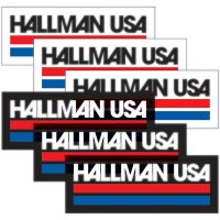 DECAL HALLMAN USA 6PK