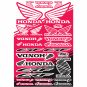 Dekalkit Honda Crf Svart/röd/vit FACTORY EFFEX