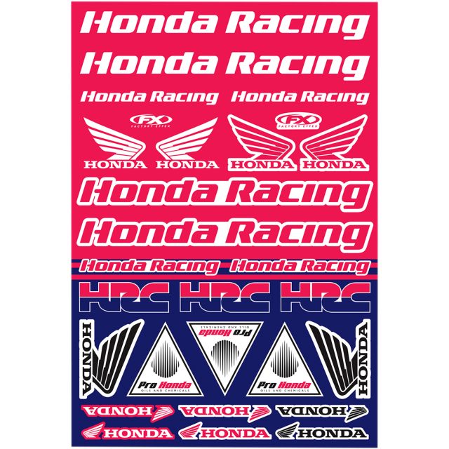Dekalkit Honda Racing Blå/röd/vit FACTORY EFFEX