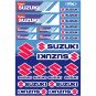 Dekalark Suzuki Racing Blå/röd FACTORY EFFEX
