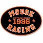 Klistermärke COLLEGIATE 10st 6x9 cm Moose Racing