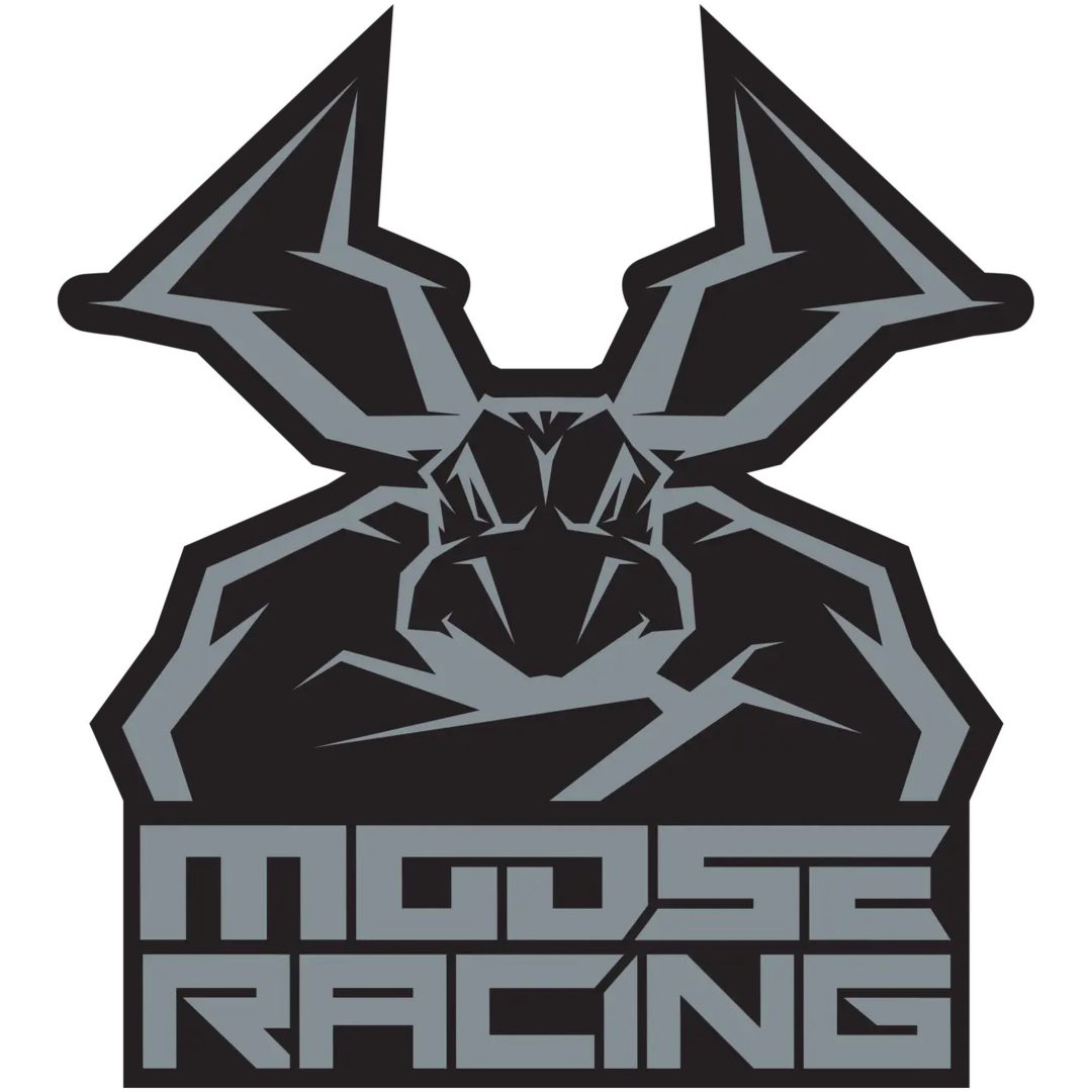Dekal Agroid MOOSE RACING svart/grå – bild 2