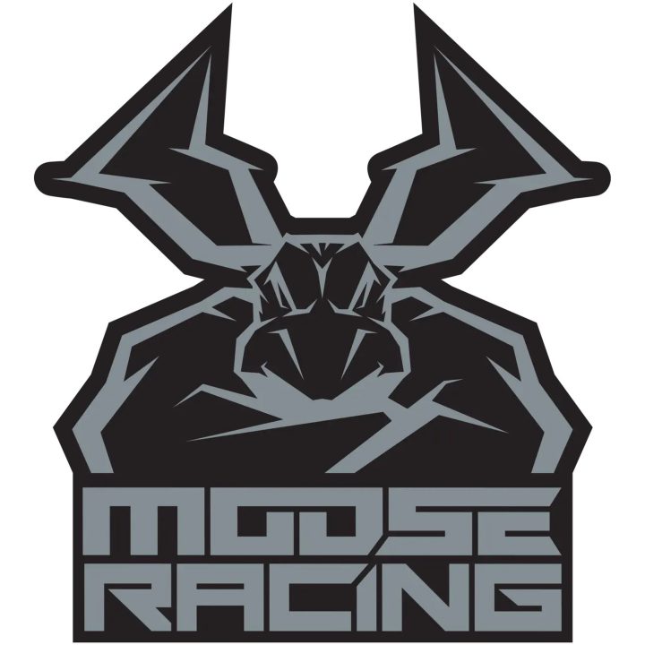 Dekal Agroid MOOSE RACING svart/grå – bild 2