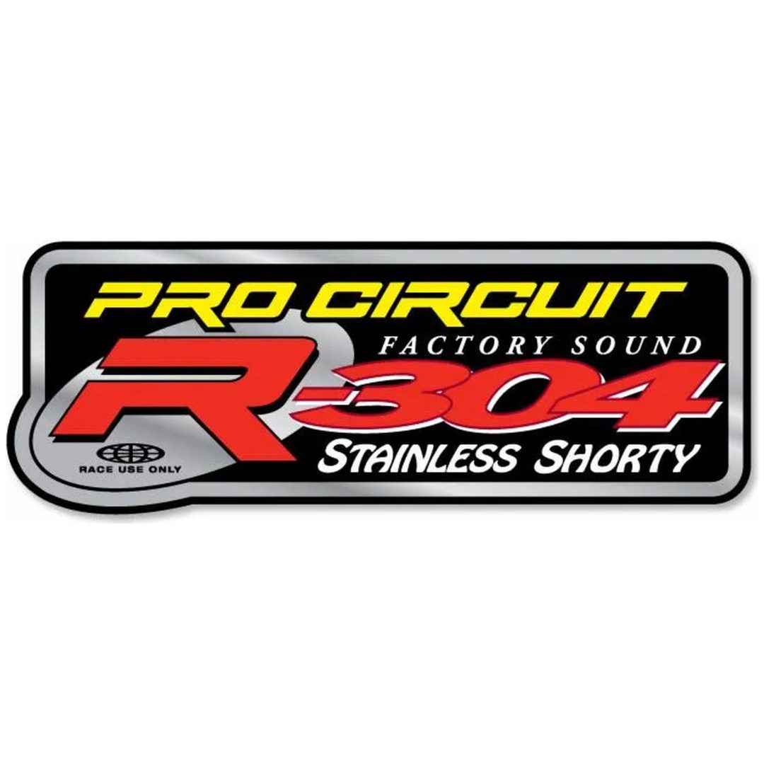 Dekal End Cap Värmetålig Ti-4 Universal Pro Circuit END CAP DECAL TI-4 – bild 4