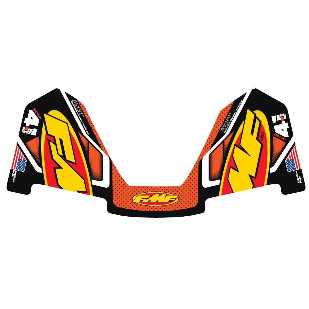 Dekal Fmf Exhaust Replacement Blå/gul/röd/vit FMF Dekal
