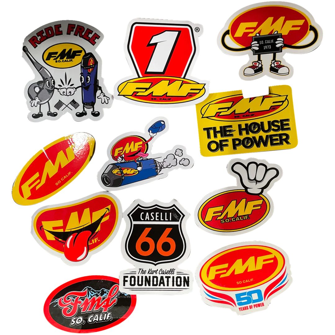 Dekal Fmf Logo Röd/gul FMF – bild 2