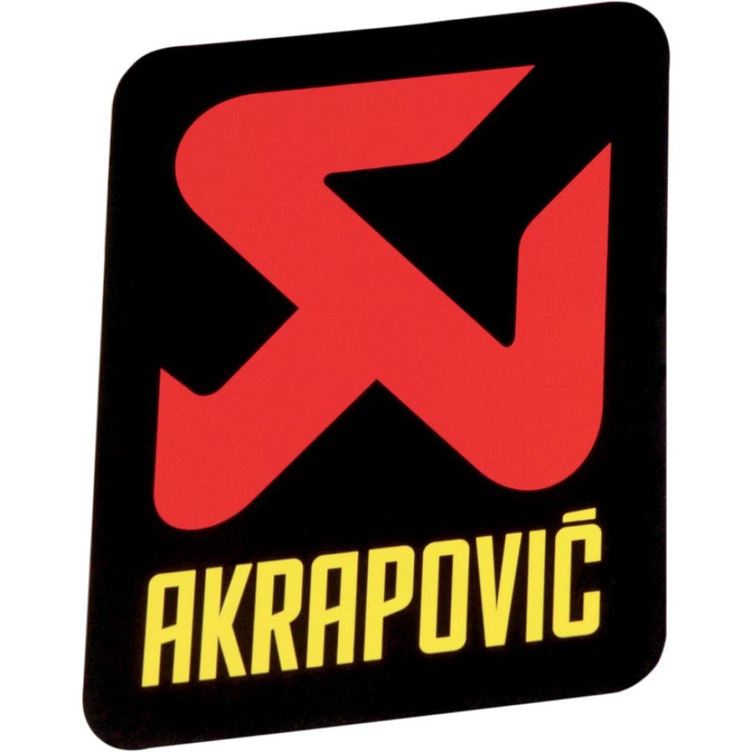 Dekal General Replacement Svart/röd/gul AKRAPOVIC Dekal