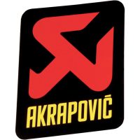 Dekal General Replacement Svart/röd/gul AKRAPOVIC