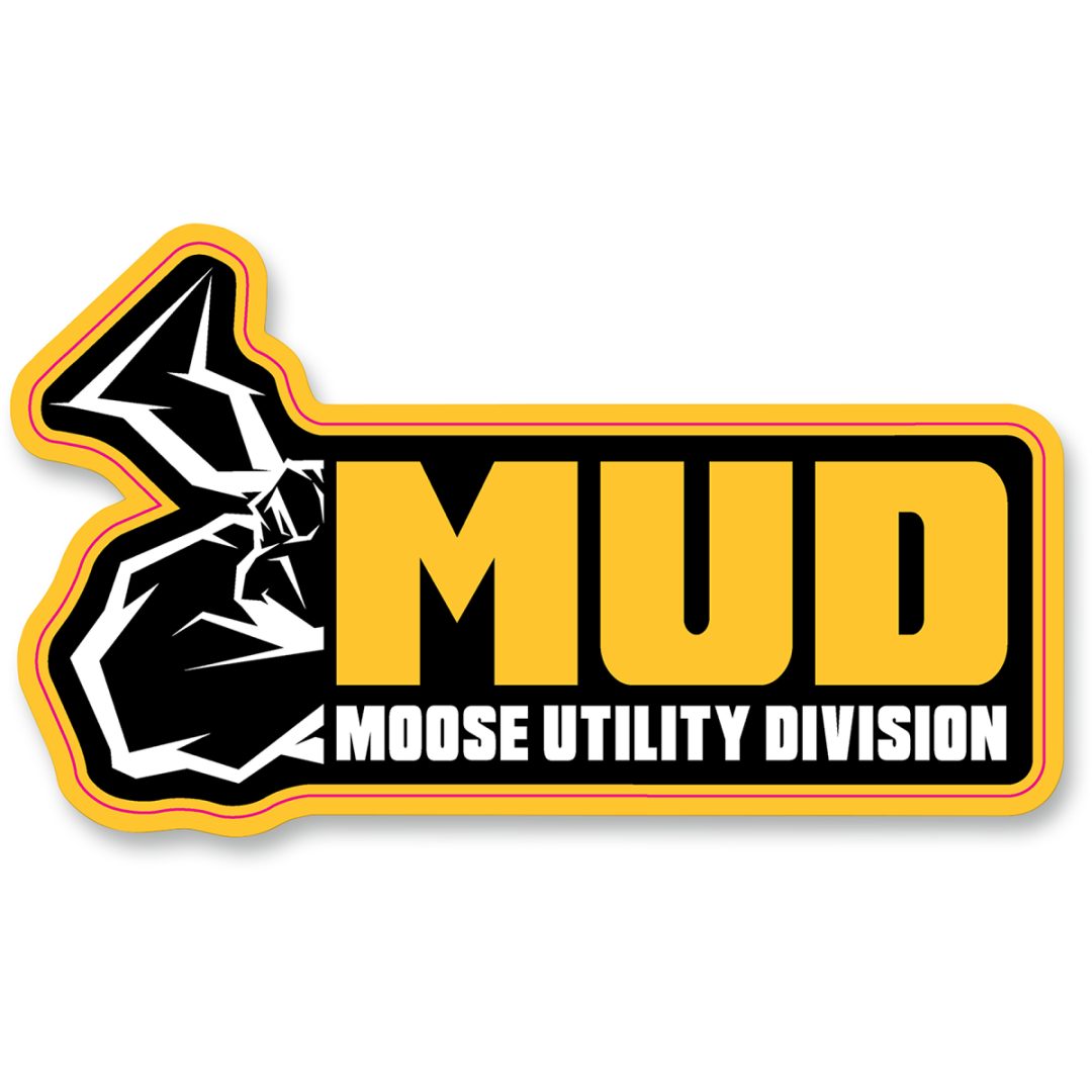 Dekal Mud MOOSE RACING Gul/svart