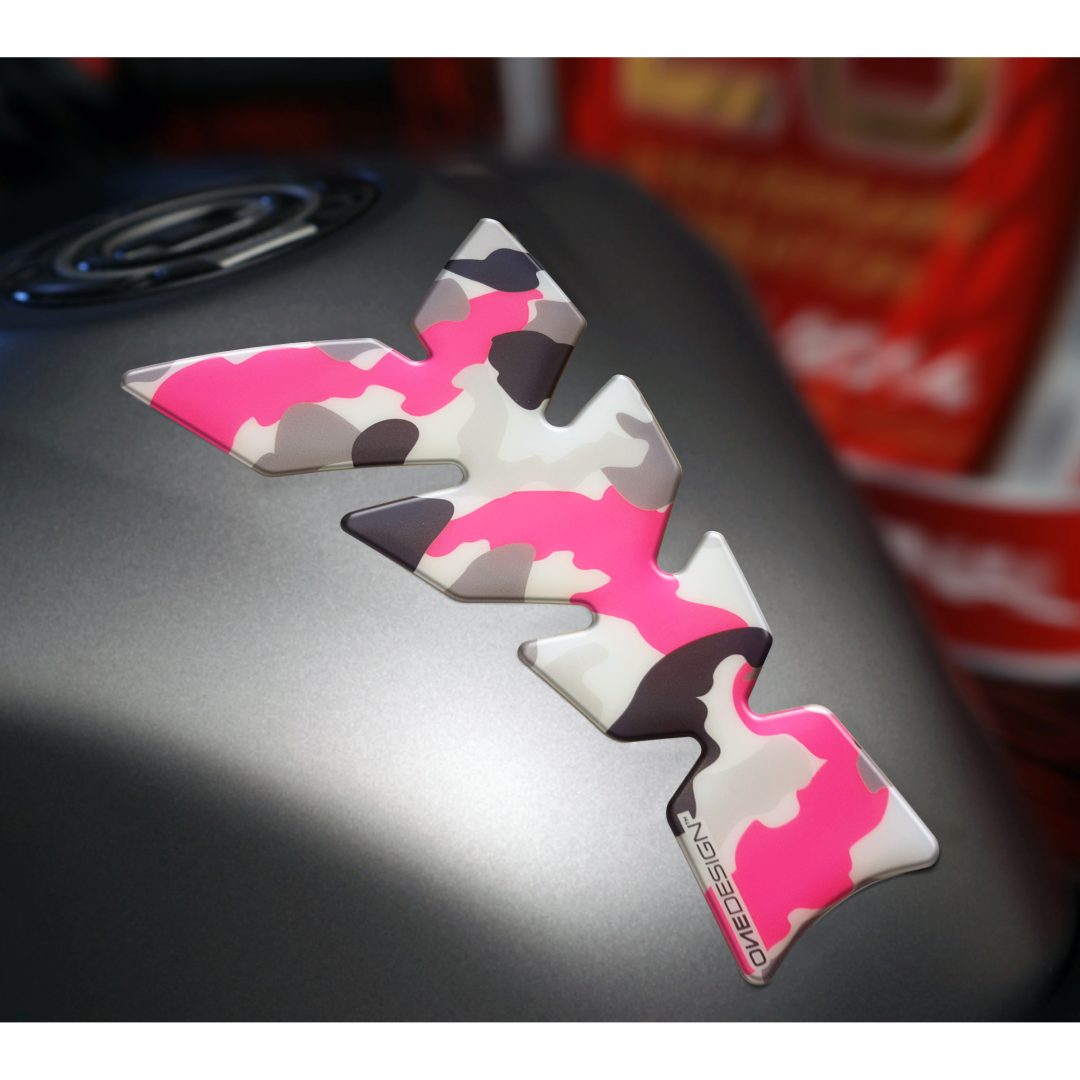 Dekal Resin/soft Touch Rosa/vit ONEDESIGN Tankskydd